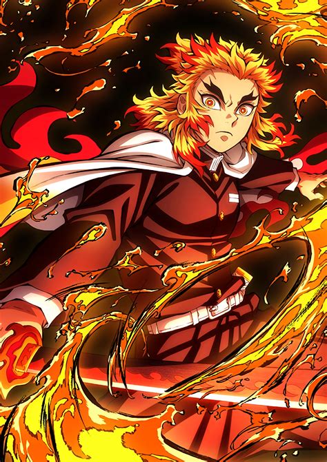 Demon Slayer Kimetsu No Yaiba Anime Kyojuro Rengoku Hashira | The Best ...