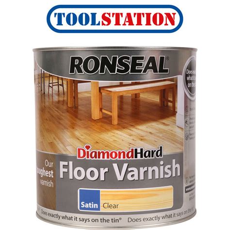 Ronseal Diamond Hard Floor Varnish 2.5L Clear Satin 5010214825837 | eBay