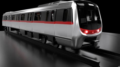 Damien Perkins - 3D Model MTR Train (Hong Kong)