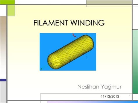 Filament winding