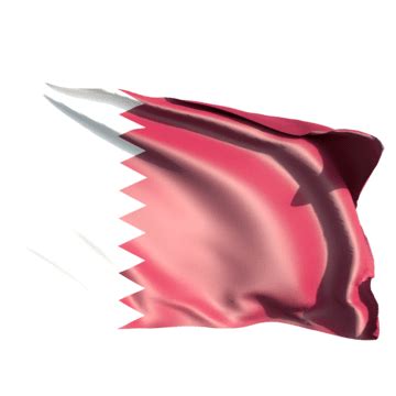 Qatar Flag With Pole Transparent PNG Transparent Images Free Download | Vector Files | Pngtree