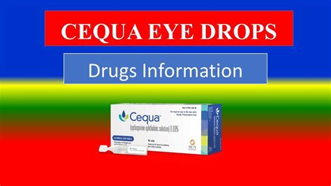 CEQUA EYE DROPS - Generic Name , Brand Names, How to use, Precautions ...