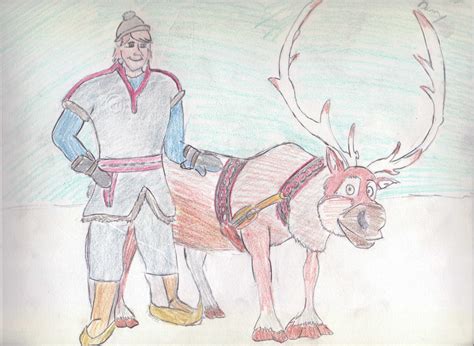 Kristoff and Sven by knight4light on DeviantArt