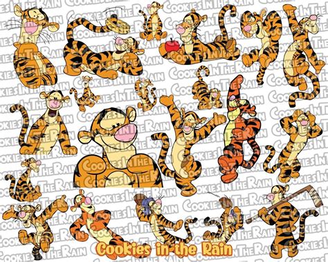 Tigger Svg Tigger Cricut Tigger Layered Svg Tigger Clipart | Etsy in 2022 | Black silhouette ...