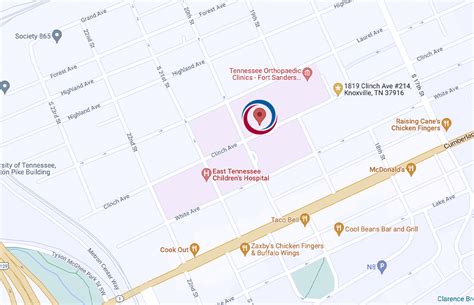 Map and Directions | Fort Sanders Regional Medical Center