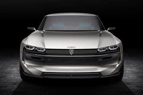 Retro-themed Peugeot e-Legend Concept Paris show car revealed ...