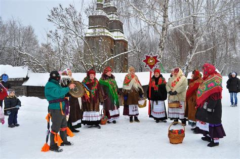 Carolers in Ukraine at Christmas in traditional dress | Christmas traditions, Christmas costumes ...