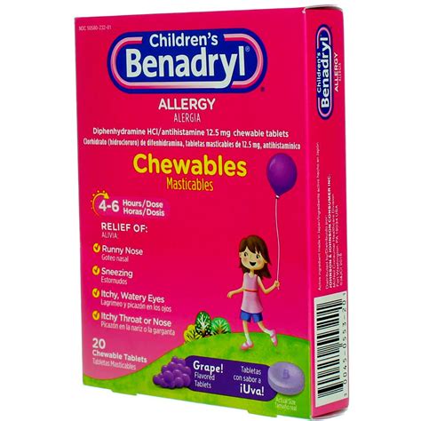 Benadryl Children's Allergy Plus Congestion Liquid Grape Flavored Oz ...