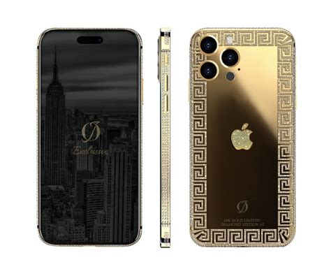 24K Gold Iphone 15 Pro Max Diamonds Edition - OJ Exclusive