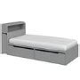 Sloan Pale Grey Cabin Bed with Storage Headboard and Underbed Drawers - Furniture123