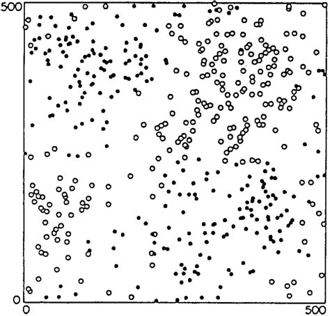 Particle and antiparticle (A and B) positions at t ˆ 1000 on a d ˆ 2,... | Download Scientific ...