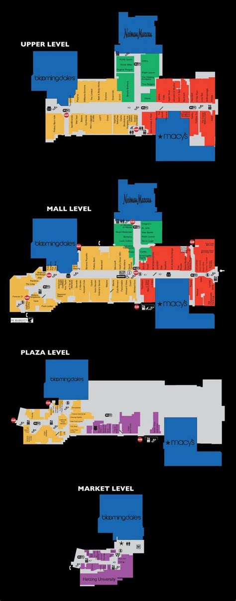 Lenox mall map - Lenox square mall map (United States of America)