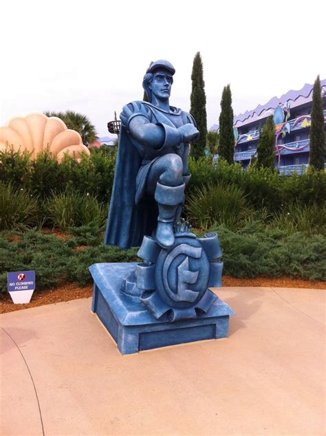 Prince Eric statue at Disney's Art of Animation resort. °o° | Art of ...