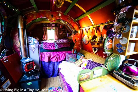 Living Big in a Tiny House - Life in a Magical Gypsy Vardo Style Caravan