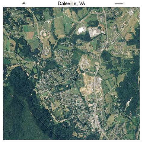 Aerial Photography Map of Daleville, VA Virginia