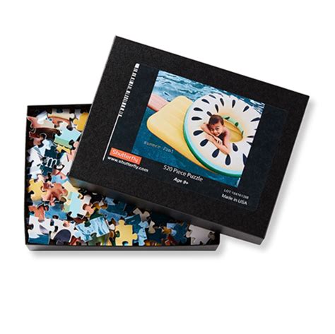 Shutterfly + Upload Your Own Design Puzzle