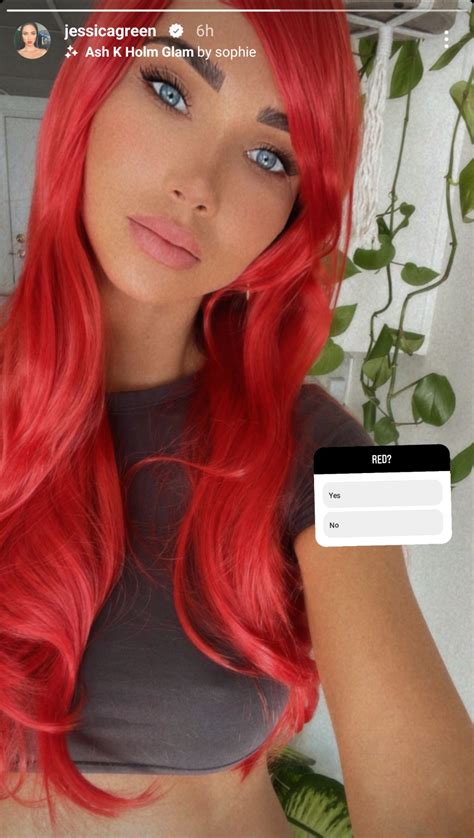 Would you like her in red hair? : r/JessicaGreen