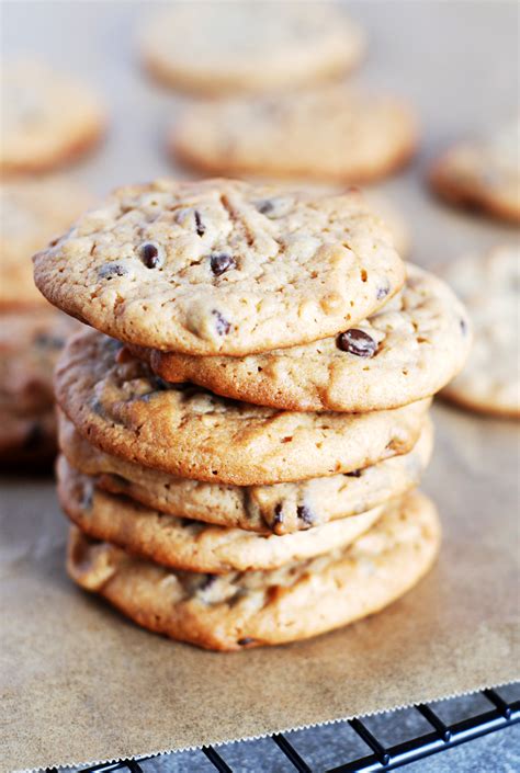 Honey Peanut Butter Oatmeal Drop Cookies with Chocolate Chips - The ...