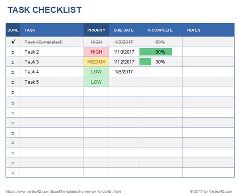 Excel : 17 feuilles de calcul gratuites pour faciliter votre vie | Task, Checklist template ...