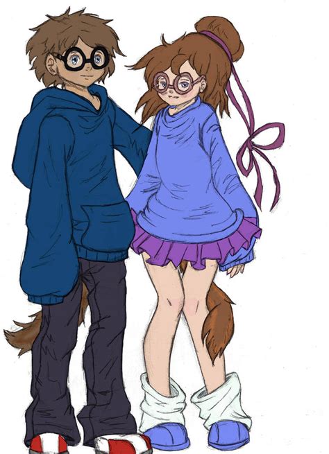 Simon and Jeanette - Colored by aquaray8 on DeviantArt