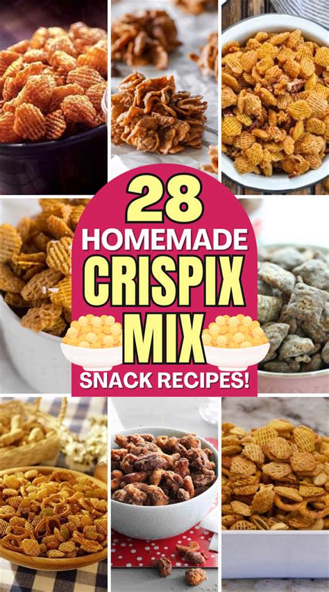 28 Delicious Crunchy Crispix Mix Recipes for Snack Lovers