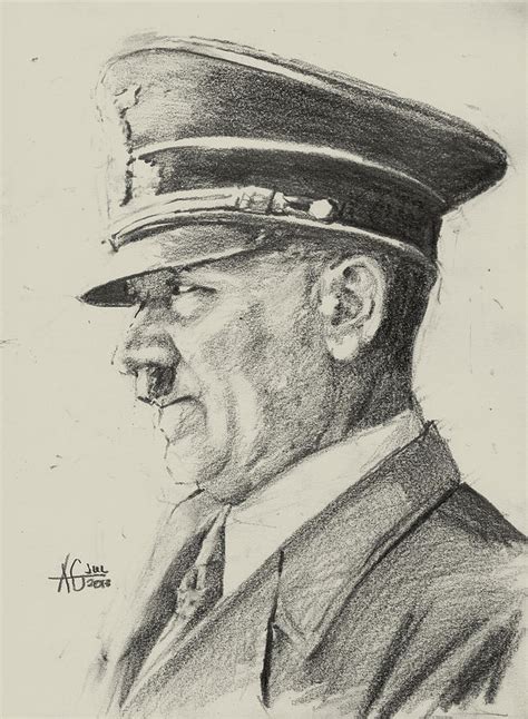 Hitler Drawing Cartoon