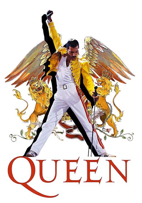 Freddie Mercury Queen Logo Digital Art by Sally Ayad - Fine Art America