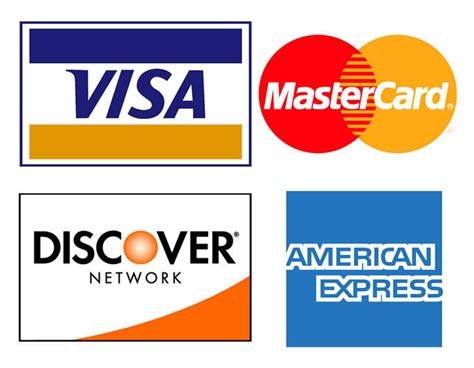 Credit Card Logos Clip Art