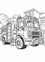 Fire truck Drawing Easy  Free Printable Coloring Pages sketch template