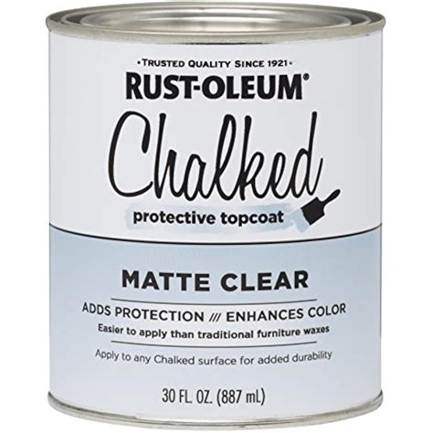 287722 Rust-Oleum Ultra Matte Interior Chalked Paint 30 Oz, Clear Protective | eBay