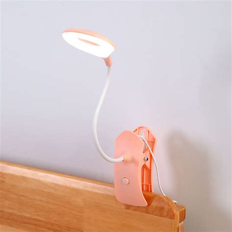 PWFE Clip on Lamp Led Clamp Light Reading Lamp Clamp Bed Desk Lamp Children 360Â° Flexible ...