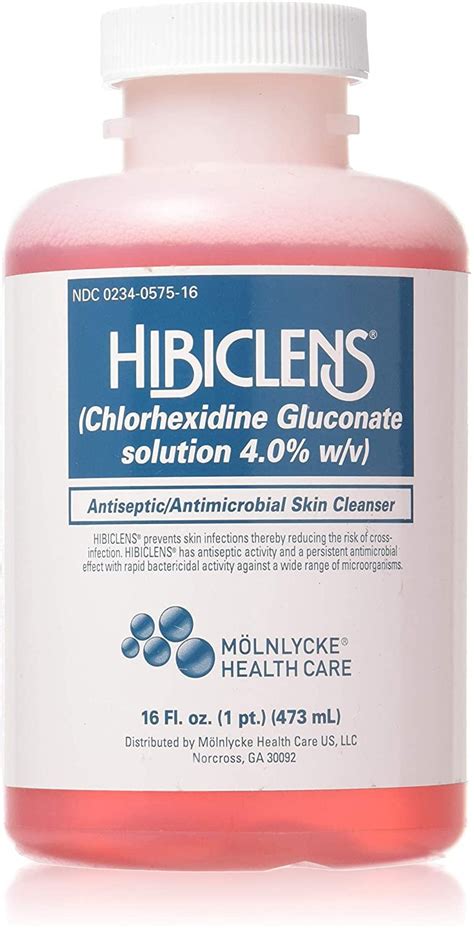 Hibiclens Antiseptic Skin Cleanser 16 fl Oz | Chlorhexidine Solution | Antimicrobial Spray ...