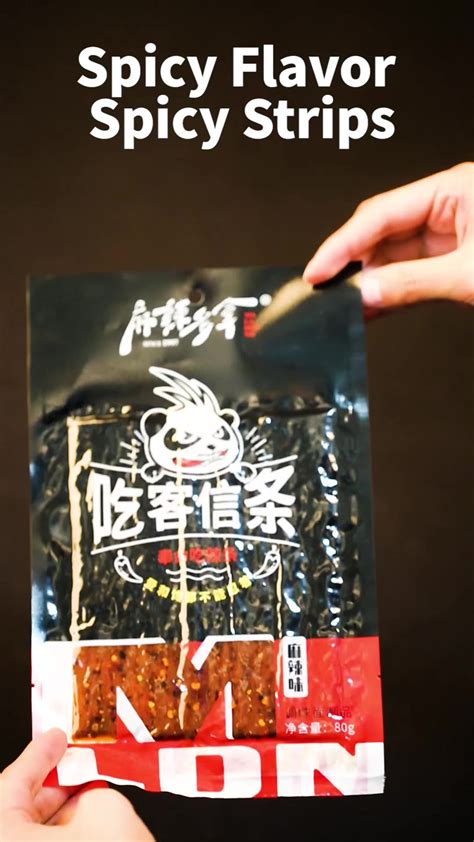 Factory Wholesale Chinese Features Delicious Spicy Fast Food Flavored Snacks Latiao In Bag 80g ...