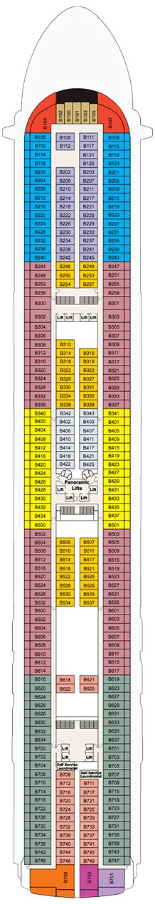 Sapphire Princess Deck plan & cabin plan