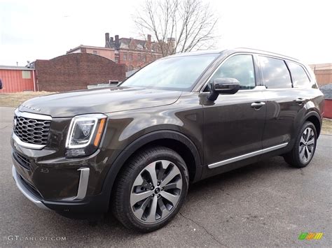 Dark Moss 2020 Kia Telluride S AWD Exterior Photo #137574274 | GTCarLot.com