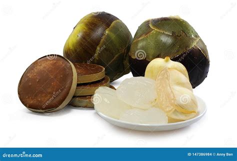 Palmyra Palm, Toddy Palm or Sugar Palm Fruit Isolated on White Stock Photo - Image of ingredient ...