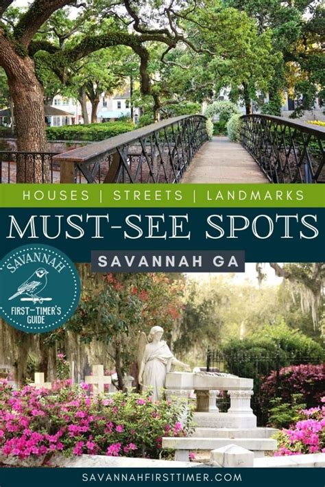 Savannah Georgia Must-See Spots for First-Time Visitors - Savannah ...