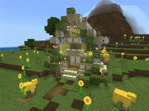 | Build - Sunflower Cottage | Minecraft Map