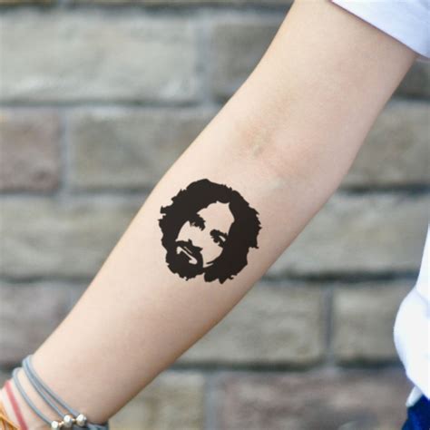 Charles Manson Temporary Tattoo Sticker - OhMyTat