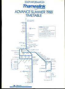 Thameslink Advance Summer 1988 Timetable [Staff Information Booklet] by ...