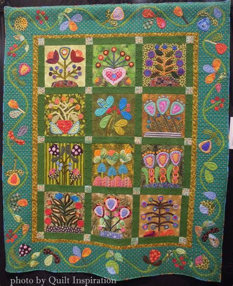 Quilt Inspiration: Fancy Folk Art Quilts