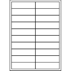 Unistat Printable Labels 100 Sheets 20 Per Page | Officeworks