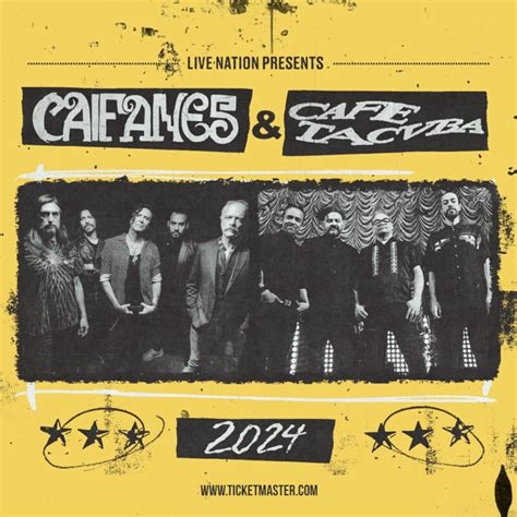 Caifanes & Café Tacvba Tour 2024 – Los Angeles, CA – Café Tacvba