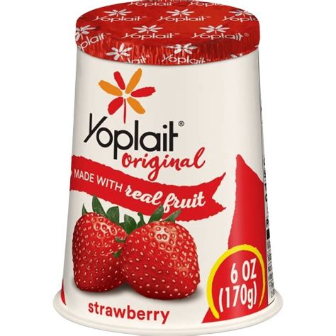 Yoplait Original Strawberry Yogurt - 6oz : Target