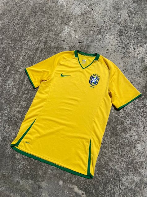 Nike Vintage Nike Brazil soccer jersey Streetwear Blokecore style | Grailed