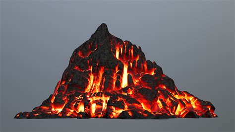 ArtStation - fire mountain | Resources