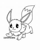 Cute Pokemon Eevee Drawings Sketch Coloring Page sketch template
