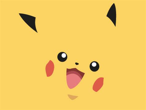 Minimalist hero #1 Pikachu by Tristan Wrobel on Dribbble