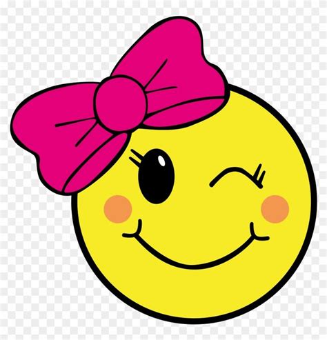 Emoji Svg Happy Face Svg Molde Emoji, Emoji Svg, Emoji - Girl Wink Face ...