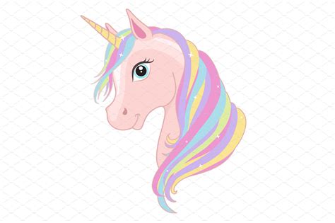 Unicorn head. Magic sweet horse. | Graphics ~ Creative Market